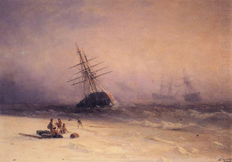 Shipwreck on the Black Sea, Ivan Aivazovsky